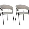 Armlehnstuhl Belle Beige (2/Set)