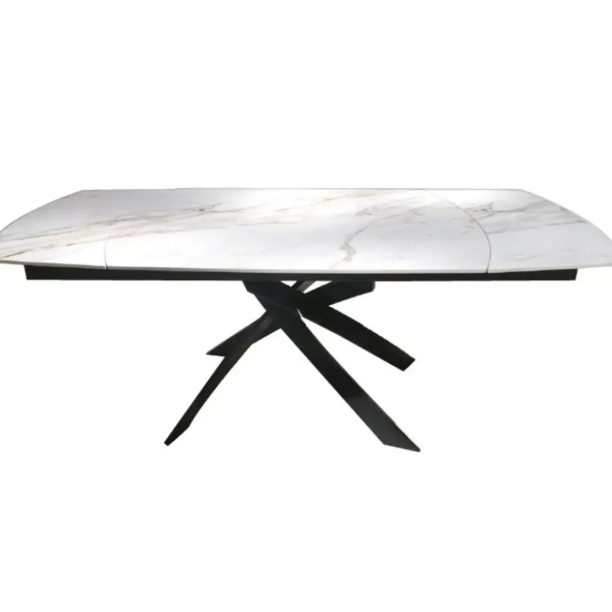 Ausziehtisch Twist Onyx 120(30+30)X90Cm