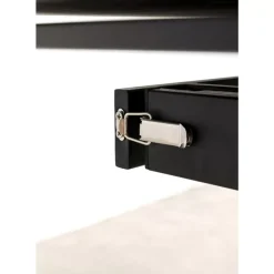 Ausziehtisch Twist Schwarz 120(30+30)X90Cm