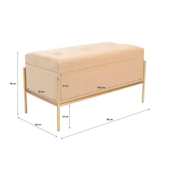 Bank Buttons Storage Beige Klein