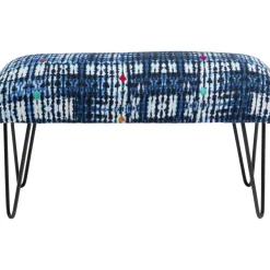 Bank Desna Patchwork Blau 80Cm