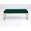 Bank Smart Dunkelgrun Messing 90Cm
