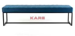Bank Smart Petrol Schwarz 150X40Cm