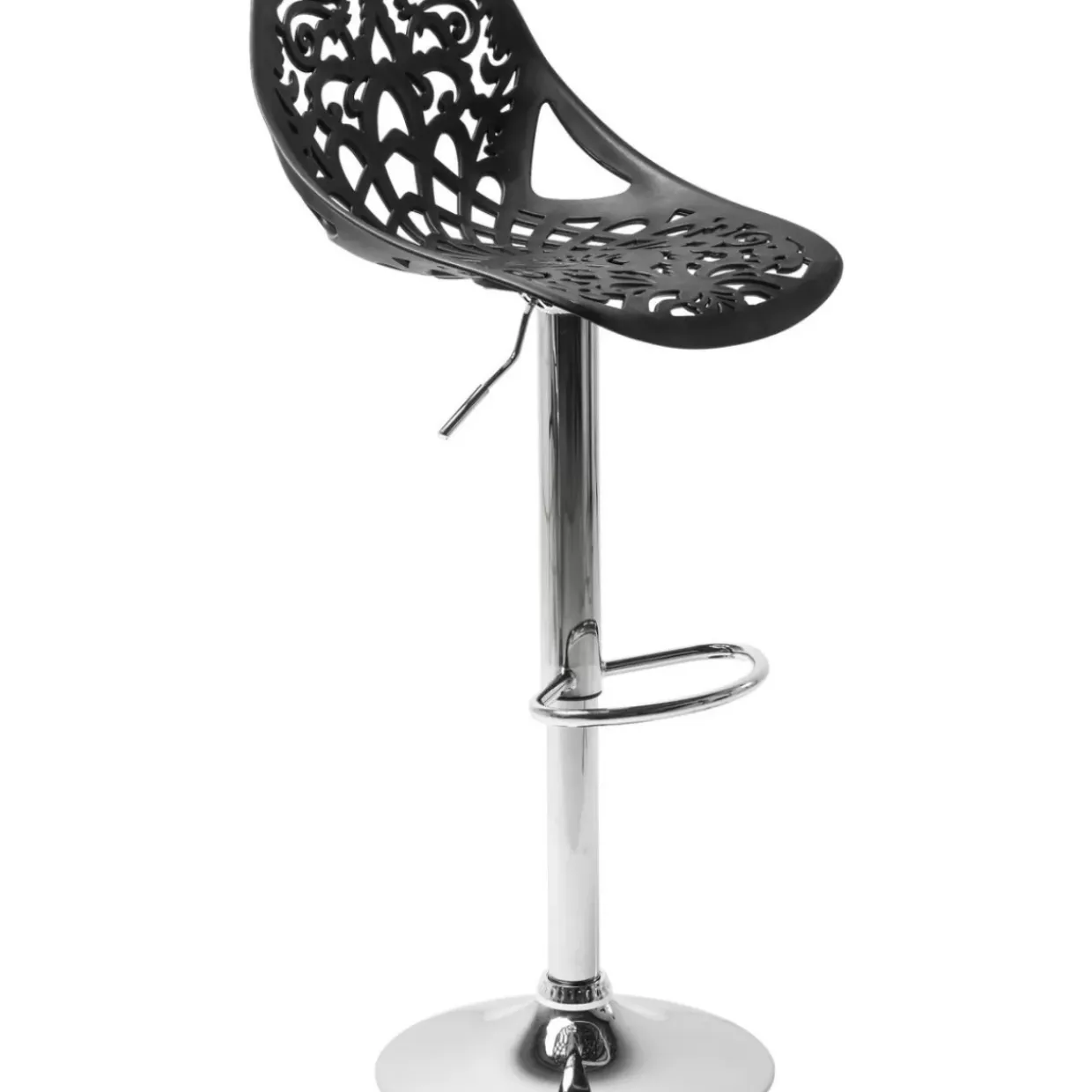 Barhocker Ornament Black
