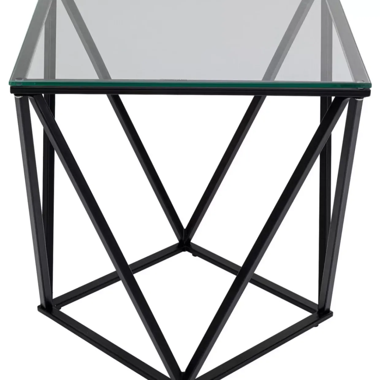 Beistelltisch Cristallo Schwarz 50X50Cm