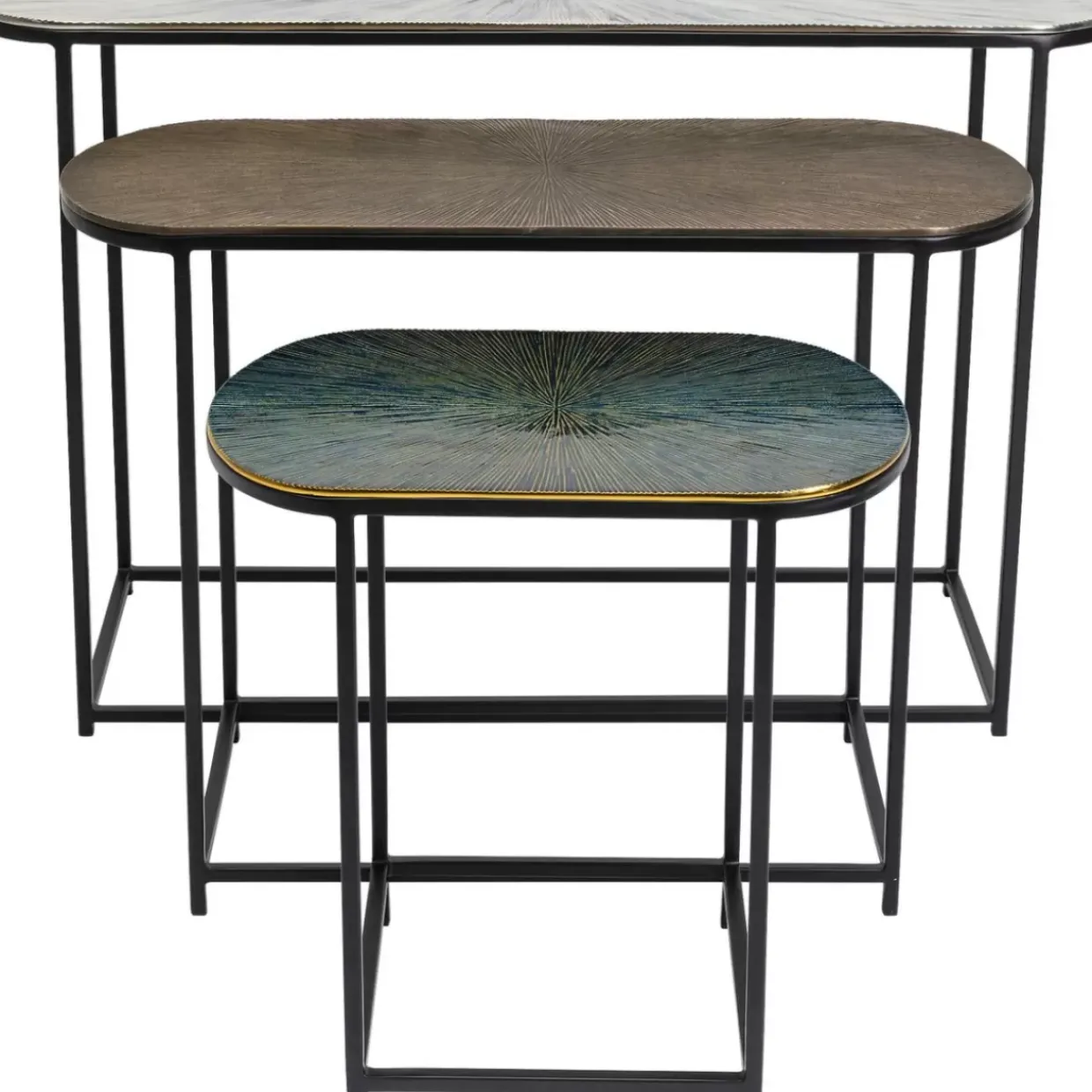 Beistelltisch Ray Oval (3/Set)