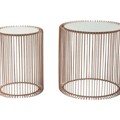Beistelltisch Wire Copper (2/Set) O44Cm