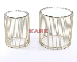 Beistelltisch Wire Messing (2/Set) O44Cm