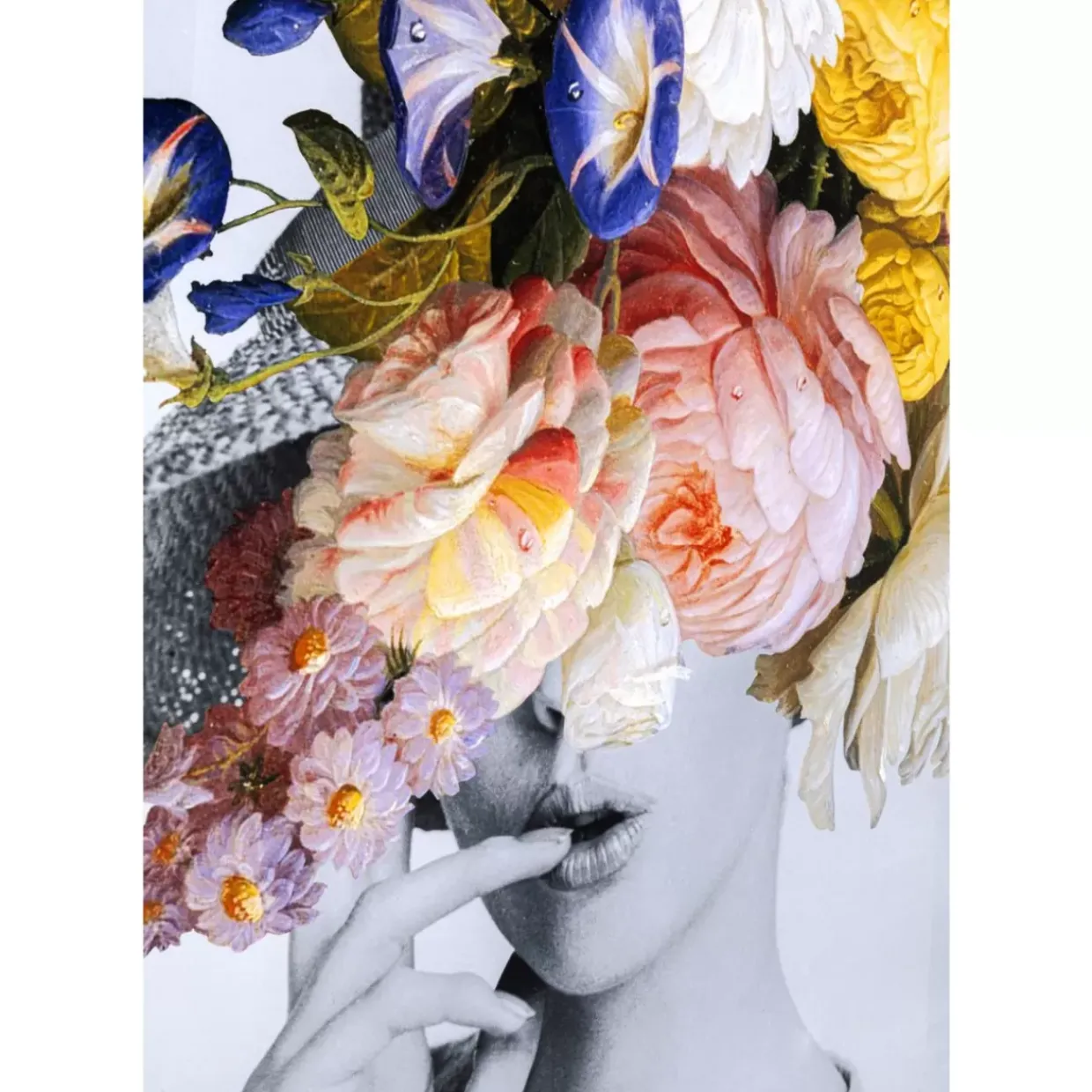 Bild Frame Flower Lady Pastell 152X117
