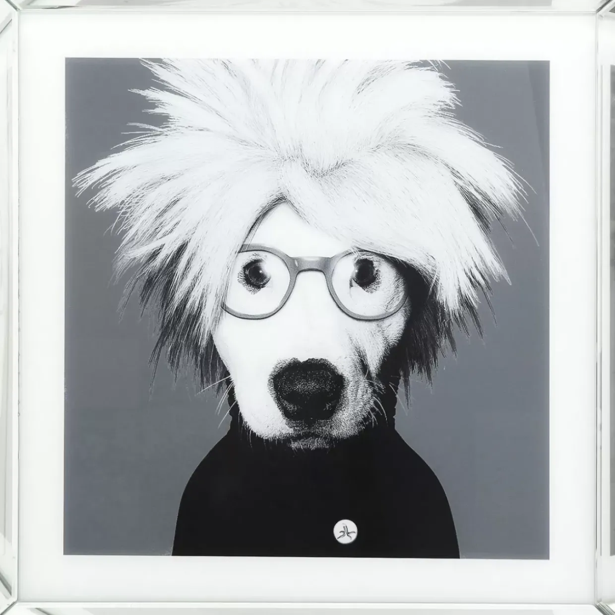 Bild Frame Mirror Artist Dog 60X60