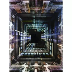 Bild Glas Science Fiction 120X180Cm