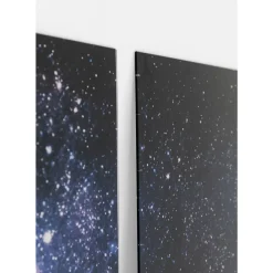 Bild Glas Triptychon Man In Space 160X240