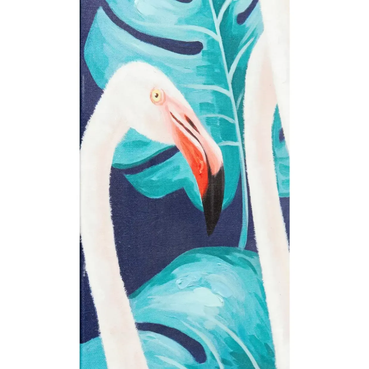 Bild Touched Flamingo Road Schwarz 122X92Cm