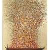 Bild Touched Flower Boat Gold Rot 120X160Cm