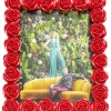 Bilderrahmen Romantic Rose Rot 26X31Cm