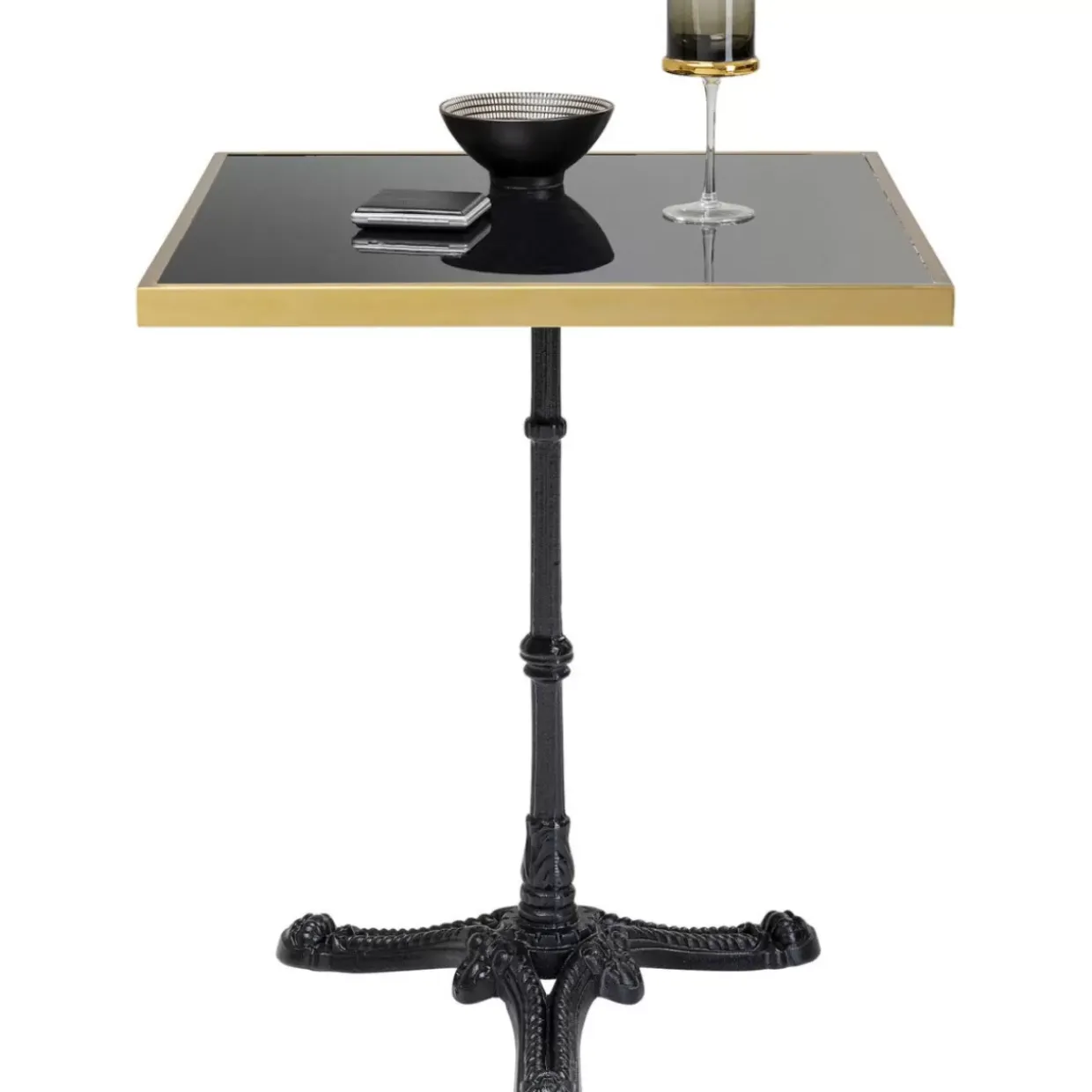 Bistrotisch Kaffeehaus Rim Square Schwarz 60X60
