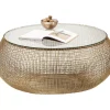 Couchtisch Cesta Gold