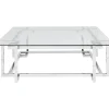 Couchtisch Clara Silber 120X120Cm