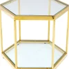 Couchtisch Comb Gold 45