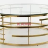 Couchtisch Jupiter Gold O100Cm