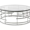 Couchtisch Jupiter Silber O100Cm