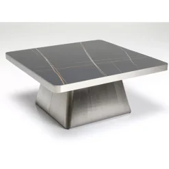 Couchtisch Miler Silber 80X80Cm