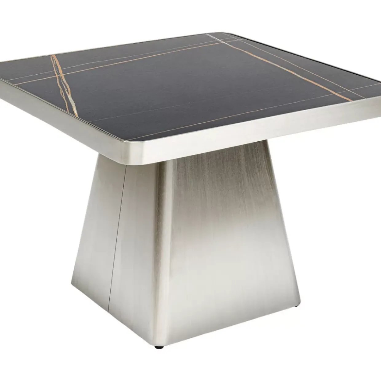 Couchtisch Miler Silber 80X80Cm