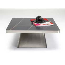 Couchtisch Miler Silber 80X80Cm