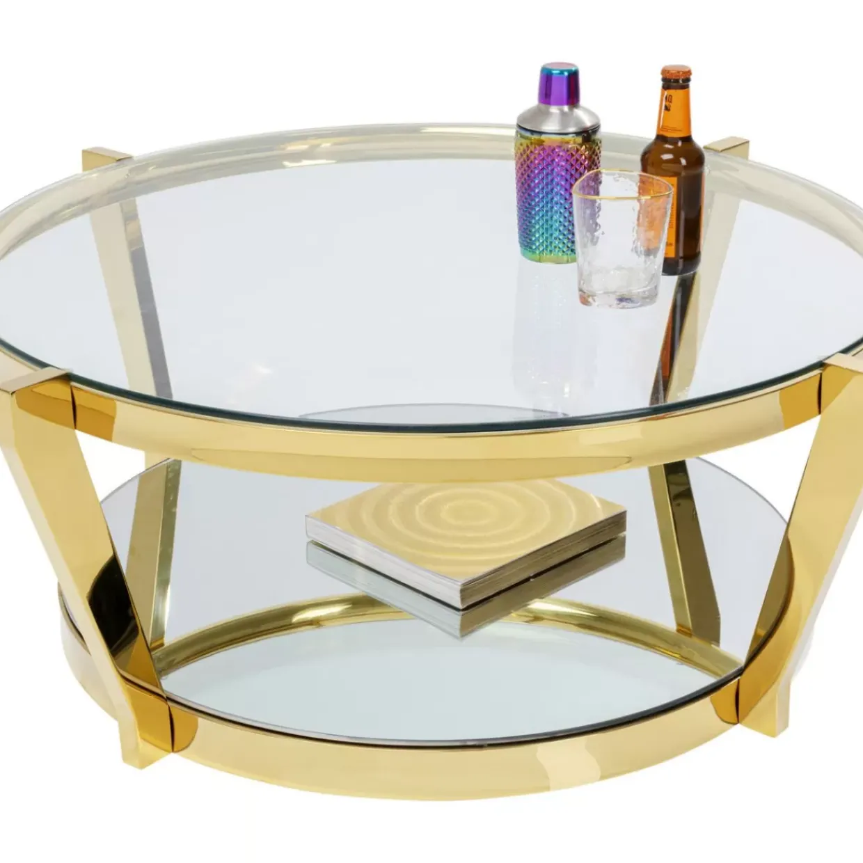 Couchtisch Monocolo Gold O90