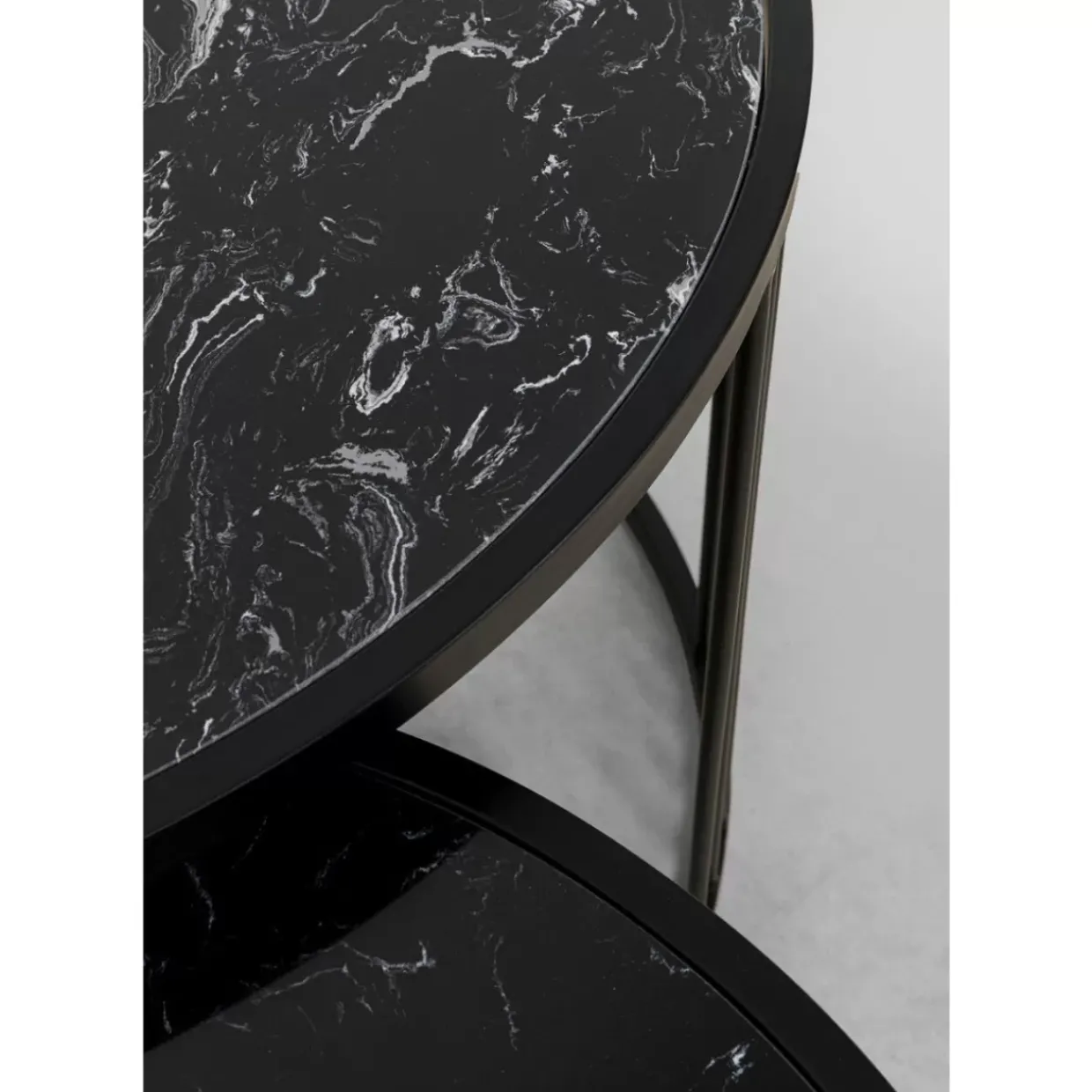 Couchtisch Roma Schwarz (2/Set)