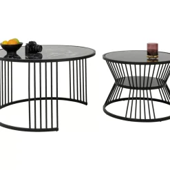 Couchtisch Roma Schwarz (2/Set)