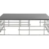 Couchtisch Rome Silber 130X70Cm