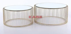 Couchtisch Wire Messing (2/Set)