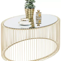 Couchtisch Wire Uno Brass 60X90Cm
