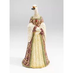 Deko Figur Bird Lady Duck Weis 31Cm