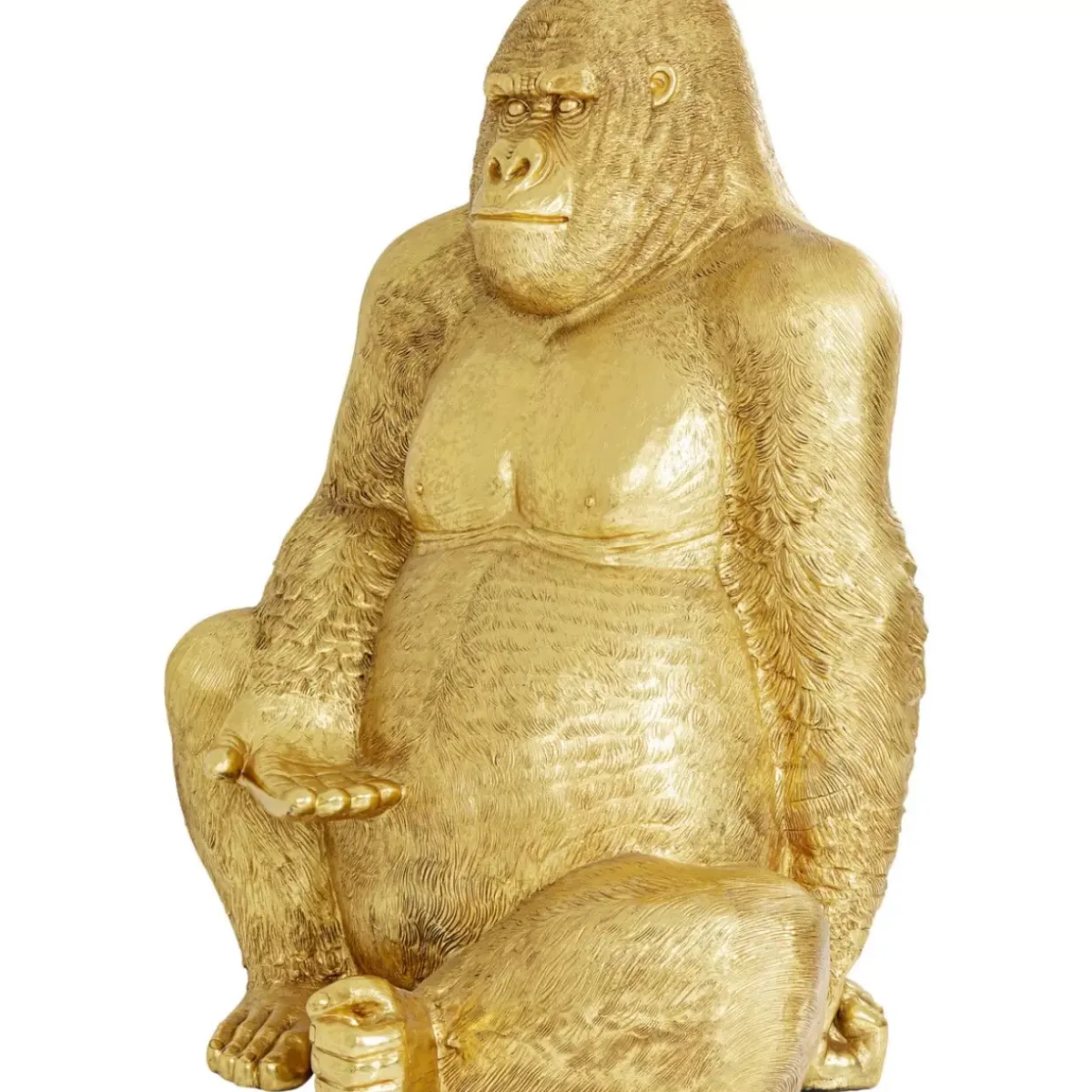 Deko Figur Gorilla Gold Xl 180