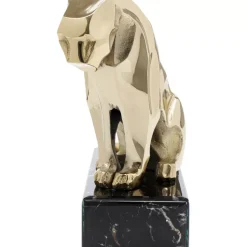 Deko Figur Lion On Marble 34Cm