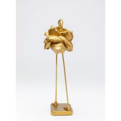 Deko Figur Rose Flamingo Gold 42Cm