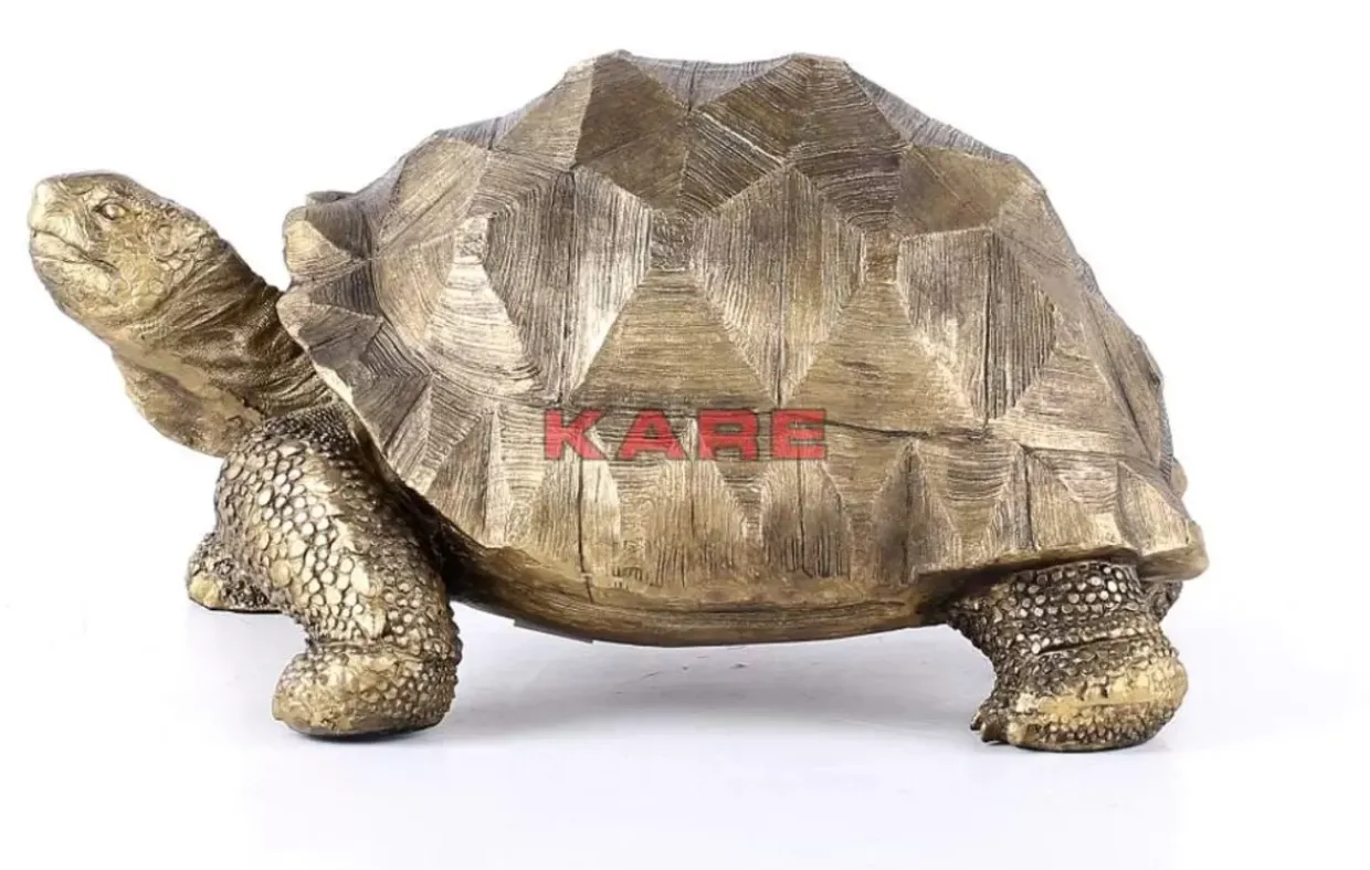 Deko Figur Turtle Gold Medium