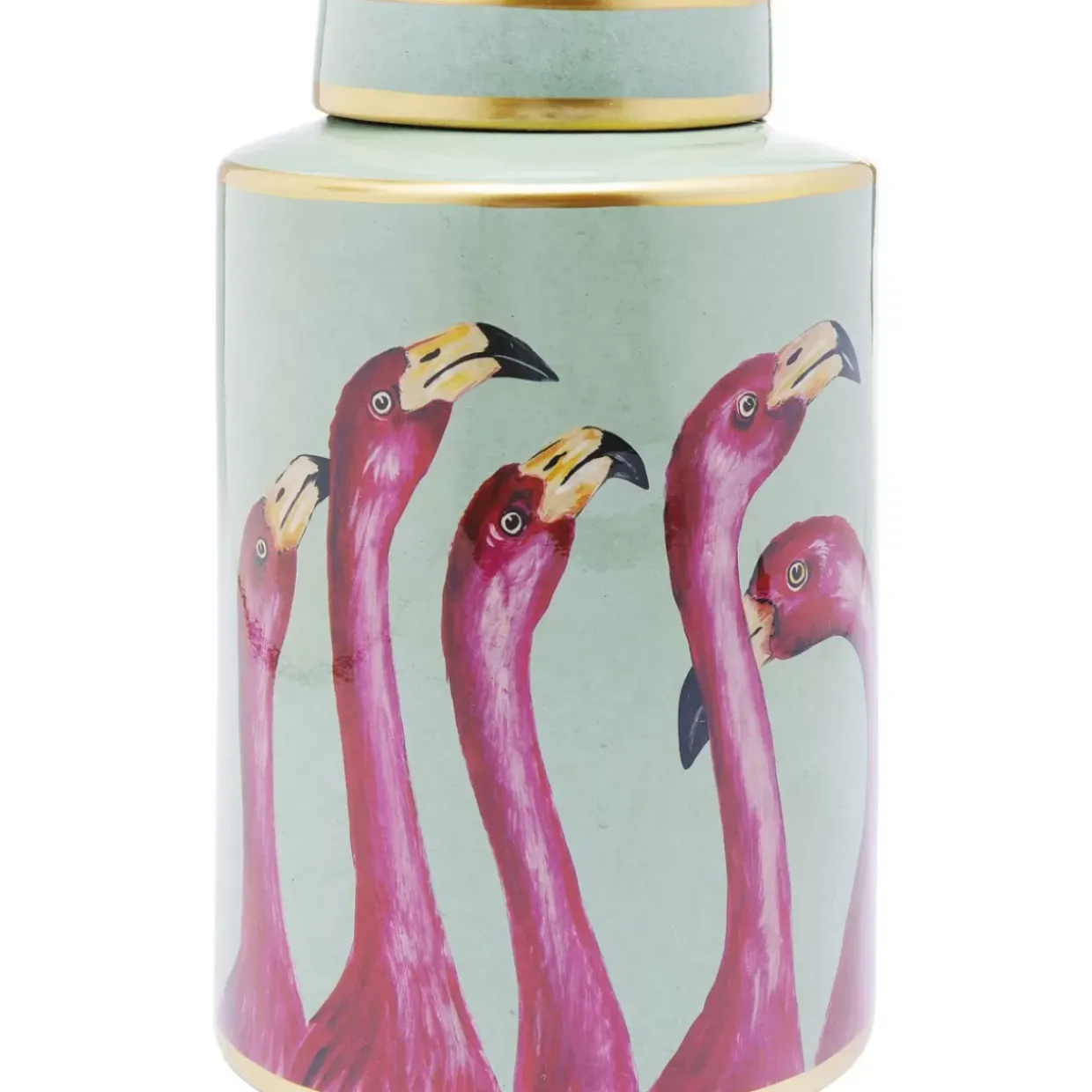 Deko Gefas Flamingos 29Cm