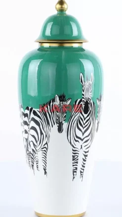 Deko Gefas Zebras 63