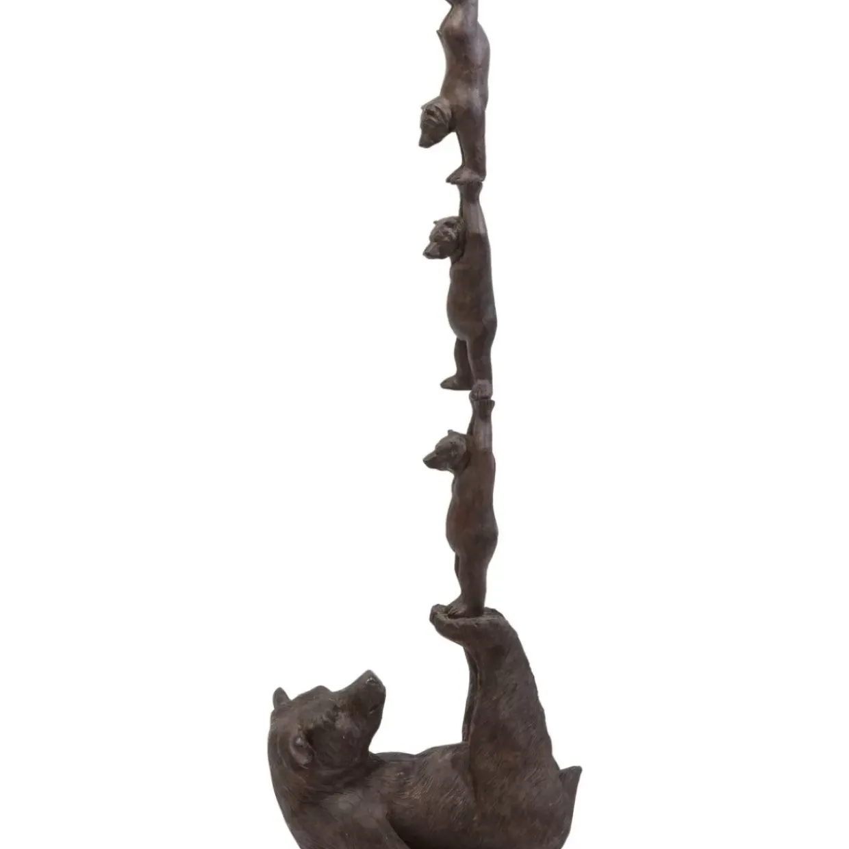 Deko Objekt Artistic Bears Balance 121Cm