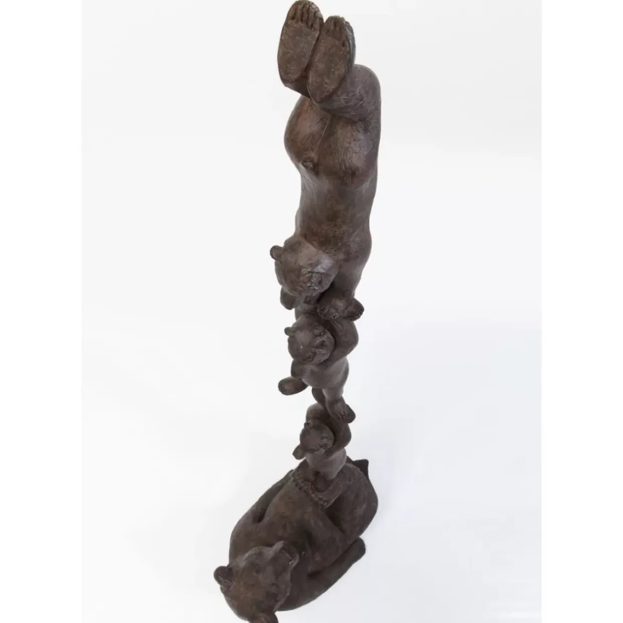 Deko Objekt Artistic Bears Balance 121Cm