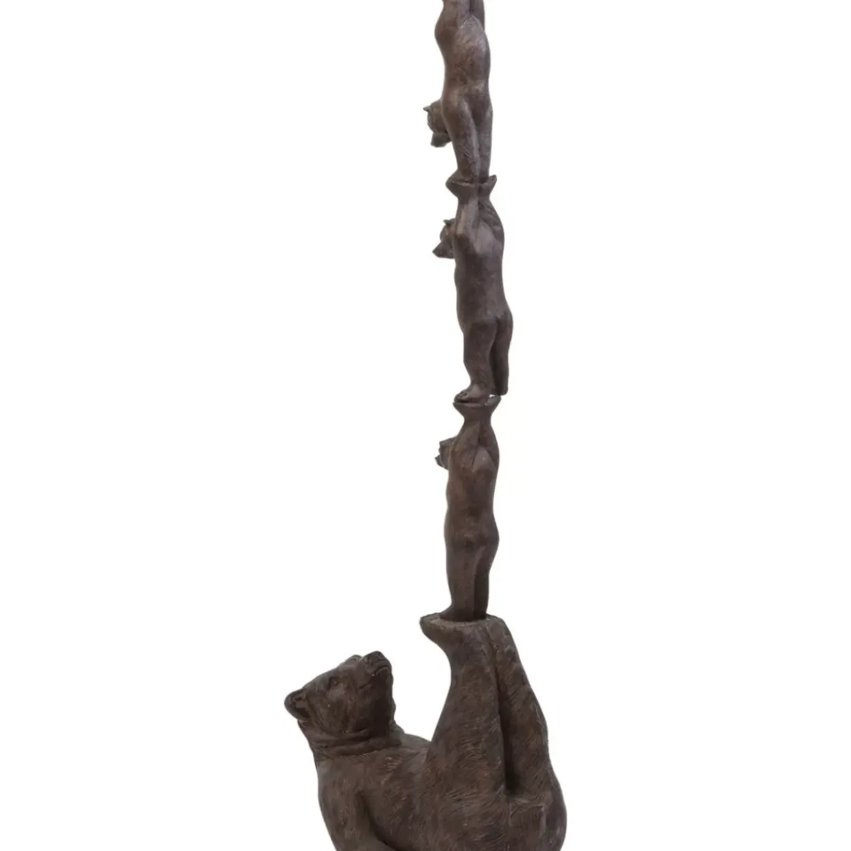 Deko Objekt Artistic Bears Balance 121Cm
