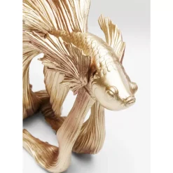 Deko Objekt Betta Fish Gold Klein