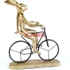 Deko Objekt Cyclist Rabbit