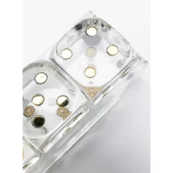 Deko Objekt Dice Transparent 17X4Cm