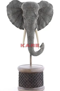 Deko Objekt Elephant Head Pearls 76