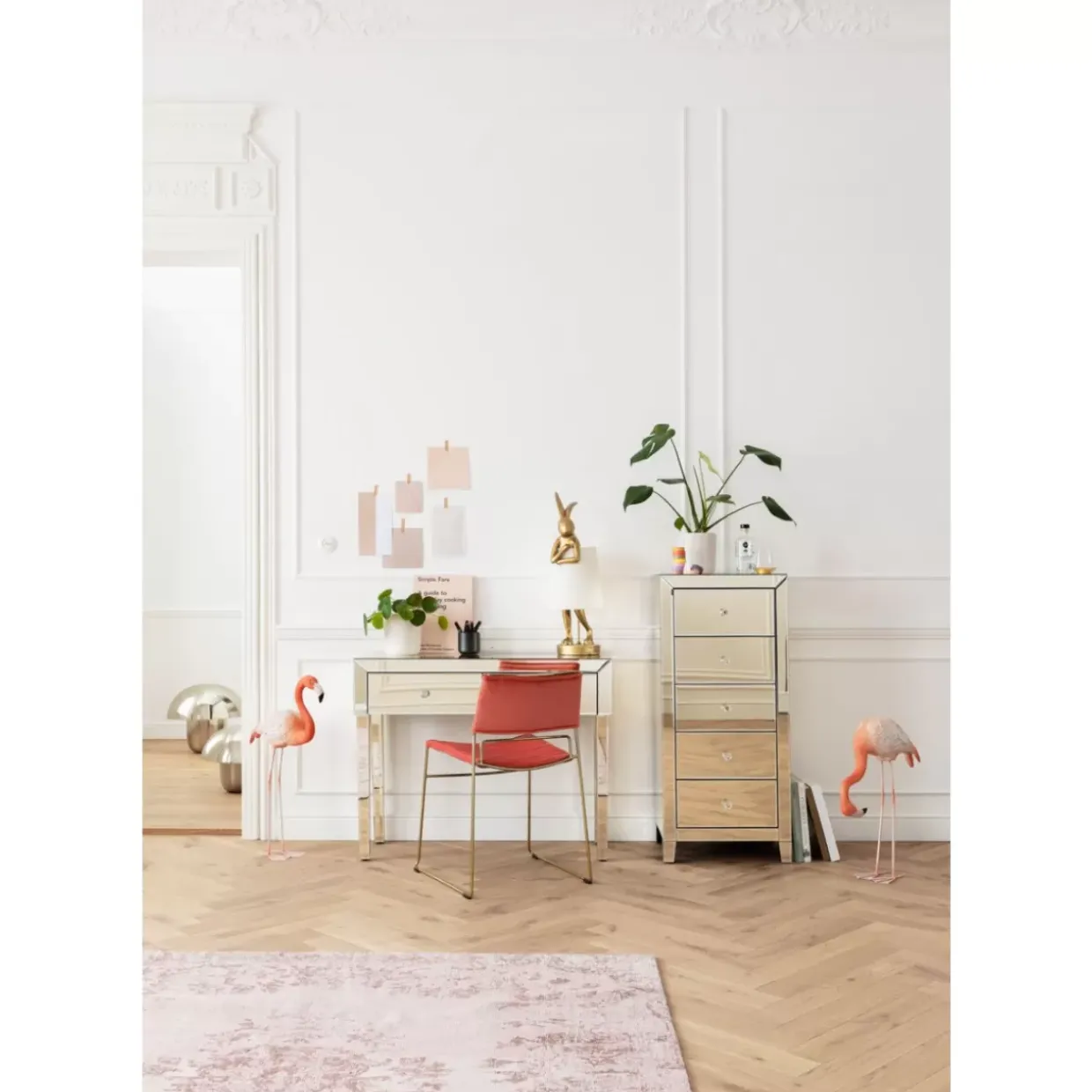 Deko Objekt Flamingo Road 75Cm