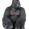 Deko Objekt Monkey Gorilla Side Xl Schwarz